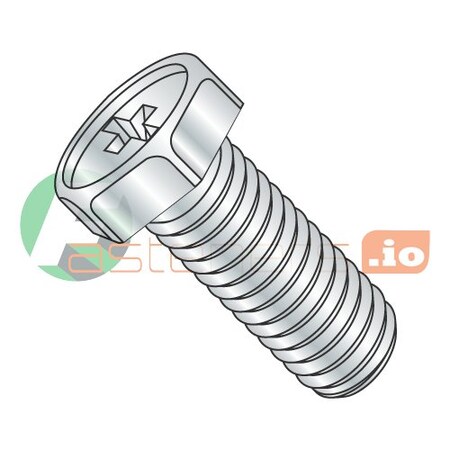 10-32 x 3/8" Machine Screws/Phillips/Hex Head/Steel/Zinc (Carton: 9,000 pcs)